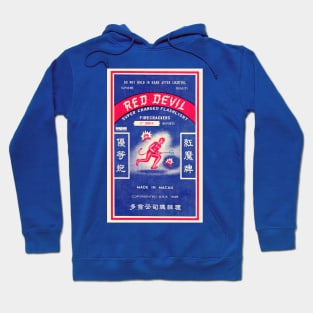 VINTAGE FIRECRACKER RED DEVIL MADE IN MACAU Hoodie